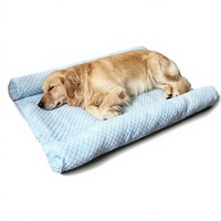 Nouveauté été : Tapis rafraîchissant pour chien et chat, motif matelassé, pour usage intérieur, articles pour animaux de compagnie