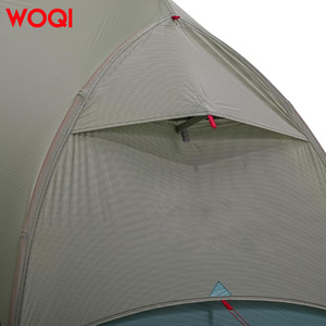 Tente de camping légère Woqi pour 2-3 personnes, ultralégère, imperméable, en polyester gris, résistante à l'eau 3000MM - Product Image 1