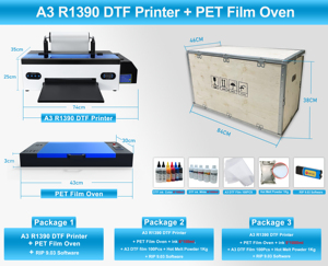 COLORSUN New Upgrade A3 R1390 DTF Printer with PET Oven Ink Powder and Film Free - Product Image 6