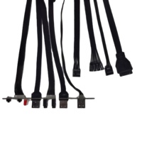 Carte mère PC, circuit imprimé, double USB3.0+USB2.0, lecteur de disquettes, hub, entrée/sortie audio, carte d'extension PCB