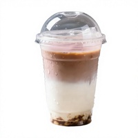 Gobelets en plastique transparents jetables Espak avec logo personnalisé, 16 oz, en PET, pour café, bubble tea, smoothie, avec couvercles