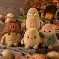 Porte-clés en peluche mini pomme de terre, fabrication sur mesure, faible MOQ pour souvenirs, cadeaux, événements, articles promotionnels