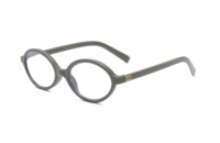 Lunettes de lecture correctrices anti-lumière bleue unisexes pour hommes et femmes, monture ovale en PC, fabriquées par [Nom du fabricant]