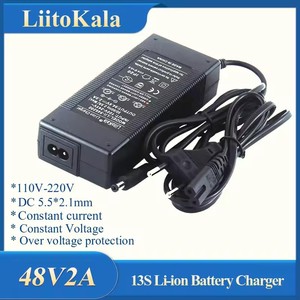 LiitoKala 48V 2A chargeur 13S 18650 chargeur de batterie 54.6v 2a courant constant pression constante est plein d'auto-arrêt - Product Image 3