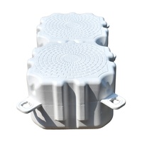 Ponton flottant à haute flottabilité, construction de marina, plateforme pour bateaux en PC HDPE, vente bon marché, mini capsule habitable, quai flottant