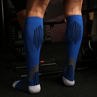Chaussettes de Compression personnalisées professionnelles pour hommes Sports-Long Tube Design Alpinisme Équitation Marathon Courir Automne Grip ODM