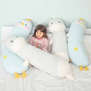 Conejo dinosaurio muñeca almohada <span class=keywords><strong>para</strong></span> dormir Bebé niña sostiene muñeca durmiente sujeción de piernas niño calmante cremallera - Product Image 2