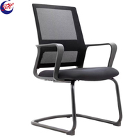 Silla de Oficina Simple con Respaldo, Apta para Computadora y Dormitorio, Ideal para Capacitación y Negociación