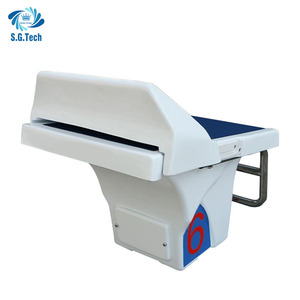 워터 크라운 SGSB 국제 표준 크라운 유리섬유 304 스틸 모던 스타팅 블록 럭셔리 풀 플랫폼 수영장 액세서리 - Product Image 5