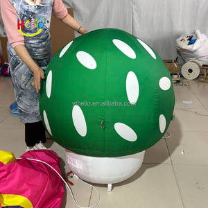 Festa di fornitura vivido colorato gigante fungo gonfiabile con luci a Led per attività a tema <span class=keywords><strong>Alice</strong></span> nel paese delle meraviglie - Product Image 2