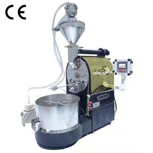 Torréfacteur automatique de café à flux d'air de contrôle PLC de 1kg à 5kg Vente en gros directe en usine certifié CE OEM - Product Image 2