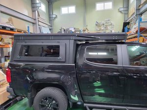 Outdoor Waterproof Portable Opening Truck Car <b>Tents</b> Foldable Camping Hardshell Rooftop Rear <b>Canopy</b> for Colorado 5 FT POER Outdoo - Product Image 2
