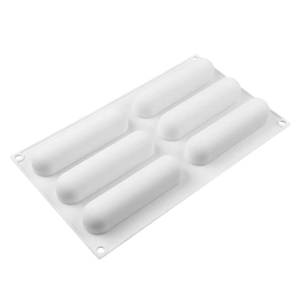 แม่พิมพ์เค้กมูสซิลิโคน 6 ช่อง ยี่ห้อ MUYULINS รุ่น LFGB Platinum ป้องกันการติดกระทะ ปลอดสาร BPA - Product Image 4