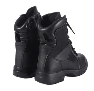 Bottes tactiques noires TSB0115 avec talon rembourré et col supérieur pour un confort optimal - Product Image 2