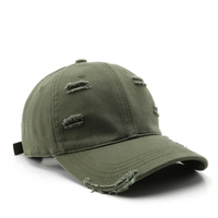 Casquette de baseball unie délavée à trous, pour le printemps et l'automne, idéale pour les sports de plein air et la protection solaire