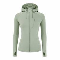 Veste de protection solaire à capuche intégrale pour femme FlowForm UPF50+ - Spandex/Nylon, séchage rapide, respirante, capuche réglable