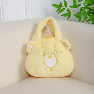 Orsetto Arcobaleno di Peluche alla Moda, Zaino Cartoon, Borsa a Mano, Borsetta Carina, Vendita Calda all'Ingrosso - Product Image 5