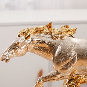 Custom Decoratie Thuis Huishoudelijke Art Standbeeld Tafelblad Paard Standbeeld