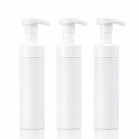 Flacon pompe moussant cosmétique rechargeable en PET blanc de 100 ml, 120 ml, 150 ml, 200 ml pour désinfectant pour les mains et nettoyant visage