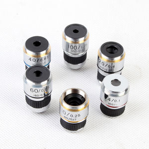 생물학 현미경 185 무색 목적 4X 10X 40X 100X 현미경 부속품 - Product Image 1