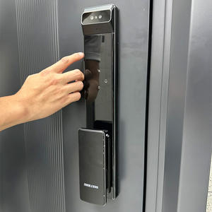 Maplemiles Nouveau design Portes <span class=keywords><strong>d</strong></span>'<span class=keywords><strong>entrée</strong></span> européennes <span class=keywords><strong>de</strong></span> luxe <span class=keywords><strong>Porte</strong></span> <span class=keywords><strong>d</strong></span>'<span class=keywords><strong>entrée</strong></span> en aluminium métal pour maisons Villa <span class=keywords><strong>Porte</strong></span> principale extérieure avant personnalisée - Product Image 2