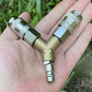 <strong>Europe</strong> Standard 2-3 Ways Pneumatic Manifold Splitter <strong>Coupler</strong> New Condition <strong>Quick</strong> Fitting Compressed Air Distributor - Product Image 2