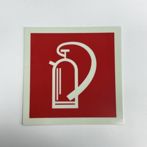 Señal DE TRÁFICO DE PVC fotoluminiscente Junting, símbolo de extintor de incendios luminoso, símbolo de Control de seguridad contra incendios, símbolo de Control de incendios 150x150mm - Product Image 2