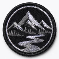 Patch moral en toile brodé, réfléchissant, écologique, avec motif alphabet et fleurs, à fixation auto-agrippante, pour sacs à dos, équipement tactique et chapeaux