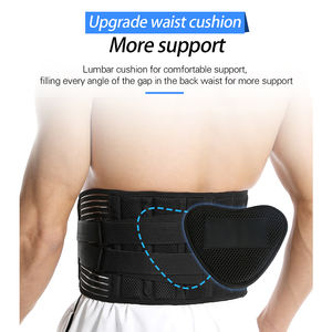 스포츠 탈부착 패드 탄성 허리 견인 요추 지지 벨트 허리 트레이너 랩 하부 등 허리 통증 완화 - Product Image 4
