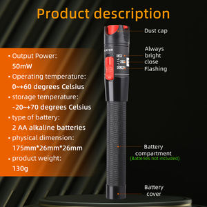 ปากกาไฟเบอร์ออปติกสีแดง5mW/10 mW/15mW/20mW/30mW/50mW อุปกรณ์ทดสอบปากกาไฟเบอร์ VfL 30 km - Product Image 5