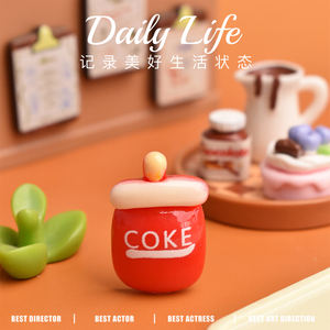 Cabujón plano de resina con diseño de hamburguesa y donut de dibujos animados para la creación de joyas DIY, horquillas y decoración de fundas de teléfono - Product Image 6