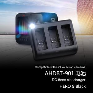 <span class=keywords><strong>Chargeur</strong></span> <span class=keywords><strong>portable</strong></span> USB trois emplacements de type C Fosoto Fb -ahdbt-901 de haute qualité avec caméra d'<span class=keywords><strong>action</strong></span> pour batterie 901 - Product Image 3