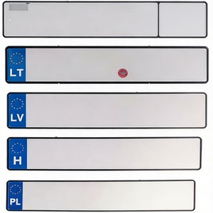 Placa de Matrícula Francesa Personalizada de Aluminio Europeo Reflectante con Relieve - Product Image 4