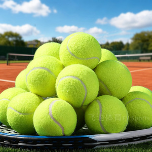 Pelotas de Tenis de Alto Brillo y Contraste en Amarillo Neón y Verde, Paquete de 3, Ideales para Campeonatos, Mejor Oferta - Product Image 2