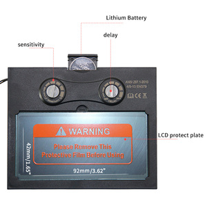 Máscara de Soldadura Eléctrica de Color Real con Atenuación Automática Solar, Ligera, para Soldadura TIG, MIG, MMA, MAG, KR, KC - Product Image 4