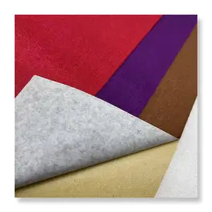 缎面织物背纸，带胶粘牛皮纸自粘，用于盒盖和书套