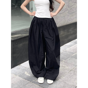 Pantalon Harem Femme à Taille Élastique avec Nœud, 100% Polyester, Idéal Été, Faible MOQ, Fabrication Vietnamienne Rapide, Échantillon Gratuit - Product Image 4