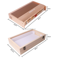 Amplificateur de voiture de compétition 6 canaux 150W RMS |   Conception haut de gamme avec faible distorsion et dissipateur de chaleur |   OEM pour audio crossover actif