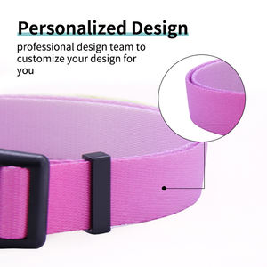 <span class=keywords><strong>Collar</strong></span> de perro con logotipo personalizado del fabricante, collares ajustables personalizados para mascotas con patrón de impresión - Product Image 3
