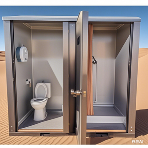 Toilettes Mobiles Portables de Luxe à Faible Coût pour Usage Public en Chine, Salle de Bain Extérieure de <span class=keywords><strong>Camping</strong></span> Portable avec Douche, Fabricants à Vendre - Product Image 6
