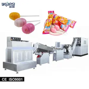 lollipop with bubble gum machine plant