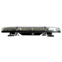 Barra de luces LED rojo y azul, mini Barra de luces LED azul impermeable, mini Barra de luces estroboscópicas LED en la azotea con altavoz y sirenas