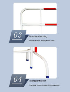 Barriera di controllo della folla del traffico del metallo usata barriera della costruzione del pannello di recinzione temporanea di alta qualità della fabbrica - Product Image 3