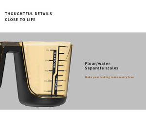 Venta al por mayor Hogar 1000ml <span class=keywords><strong>Nuevo</strong></span> diseño Digital Cocina Pesaje Separable Líquido Taza medidora Báscula - Product Image 6