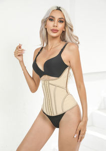 Women's Waist Trainer Corset Breathable Mesh <b>Underbust</b> Firm Tummy Control Shapewear with Adjustable Hooks for Slimming - Product Image 2