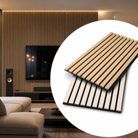 Panneaux acoustiques muraux insonorisants en bois lamellé Akupanel, décoratifs modernes, haute densité, pour salle de conférence