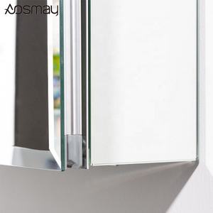 Usine chinoise bon marché avec cadre en aluminium pour hôtel, <span class=keywords><strong>armoire</strong></span> à <span class=keywords><strong>pharmacie</strong></span> encastrée à 2 portes au design élégant - Product Image 6