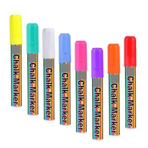 Marqueur pour panneau publicitaire LED, marqueurs à la craie liquide effaçables à sec personnalisés pour l'écriture et la peinture - Product Image 1