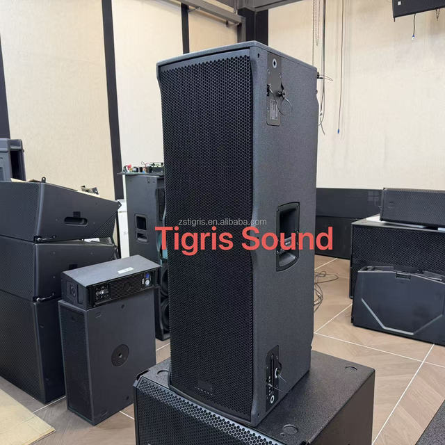 TTL 6-A Active Line Array Speaker Double 12 Inch Neo 3 Ways 2200W RMS 139dB 45Hz-20kHz Professional Dj Speakers for Club Show