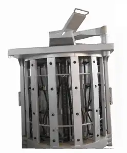 5T loading capacity stainless steel melting induction furnace